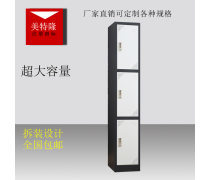 融合时尚与实用 办公环境中的三门衣柜设计